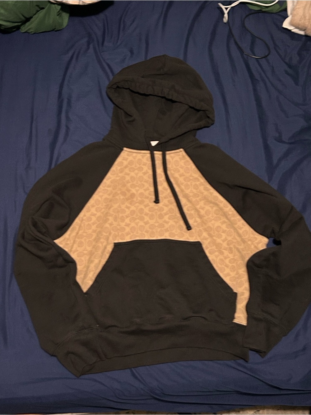 Coach Tan Monogram Hoodie